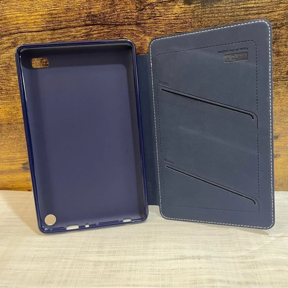 Mignova Slim Case Synthetic Leather Folio Book Cover Case with Card Pocket - Picture 6 of 11